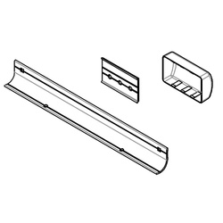 BR-SYSTEMS Dolne części mocujące Wyciąg rowerowy 350g