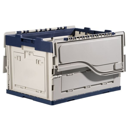 Foldable transport box