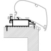Thule Roof Top - adapter do montażu markizy Omnistor 6200, 6300 i 9200 na płaskim dachu przyczepy, zestaw 4 profili