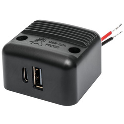 Pro Car gniazdo samochodowe USB-C/USB-A szybkie ładowanie PD QC PPS