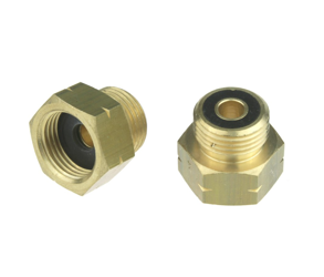 Adapter G.5 (butla francuska bez gumki) na G.12 (butla polska z gumką) gwint W21.8L