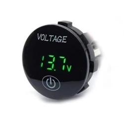 Miernik napięcia akumulatora z wyświetlaczem LED i wyłącznikiem