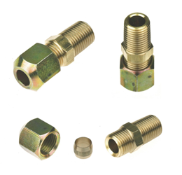 Redukcja gwint G1/4" na  rurkę 8mm