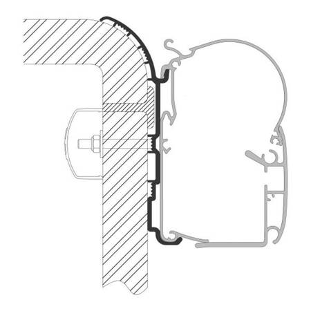 Adapter do markiz Bürstner do Dometic Series 1