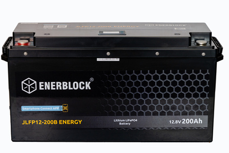 120AH Akumulator LITHIUM LiFePO4 ENERBLOCK 12.8V  z matą grzewczą