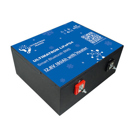 180Ah podgrzewany akumulator podsiedzeniowy LiFePO4 12,8V ULTIMATRON